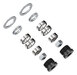 Set of bearings, hex nuts M6, oil seal, end-cap and washers for Assioma